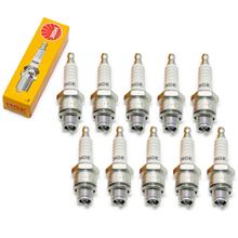 Conjunto de Velas de Ignição NGK 10x B6HS Vela de Ignição, Rosca Curta 12,7mm Ø 14,0mm, 2417 / 3115 / 4510