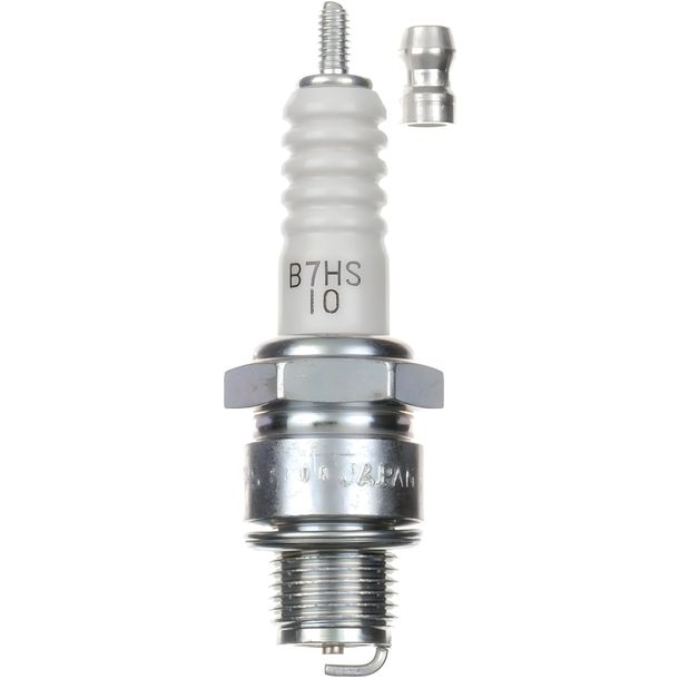 Spark plug set NGK 10x B7HS-10, 12,7mm short thread Ø 14,0mm, 2129 / 7386