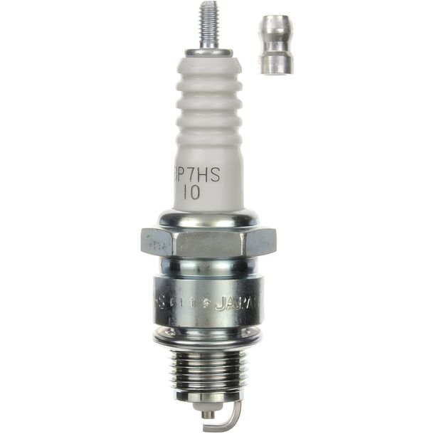 Spark plug set NGK 10x BP7HS-10, 12,7mm short thread Ø 14,0mm, 7829