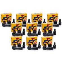 Conjunto de conectores de velas de ignição NGK 10x LB05F, 8051