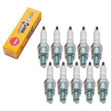 Zündkerzen Set NGK 10x CR7HS Zündkerze entstört, 12,7mm Kurzgewinde Ø 10,0mm, 7223