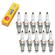 Zündkerzen Set NGK 10x DR8EA Zündkerze entstört, 19,0mm Langgewinde Ø 12,0mm, 6847 / 7162