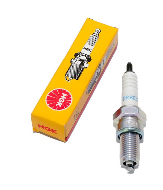 Zündkerzen Set NGK 10x DR8ES-L entstört 19,0mm Langgewinde Ø 12,0mm, 2556 / 2923 – Bild 2