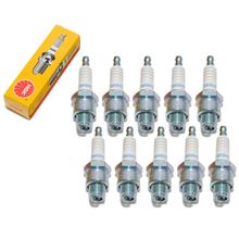Zündkerzen Set NGK 10x BR8HS Zündkerze entstört, 12,7mm Kurzgewinde Ø 14,0mm, 4322 / 4915 / 4967 / 6715