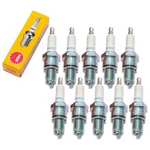 Bougies set NGK 10x BPR8ES bougie onderdrukt, 19,0mm lang gewind Ø 14,0mm, 3923 / 5170