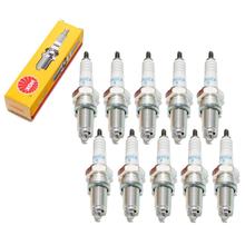 Zündkerzen Set NGK 10x DPR8EA-9 Zündkerze entstört, 19,0mm Langgewinde Ø 12,0mm, 3483 / 4929 / 6570