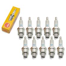 Conjunto de velas de ignição NGK 10x BR6HS vela de ignição com supressor de ruído, rosca curta de 12,7mm Ø 14,0mm, 3922 / 4200 / 6676