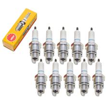 Zündkerzen Set NGK 10x BR8HSA Zündkerze entstört, 12,7mm Kurzgewinde Ø 14,0mm, 5539