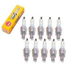 Zündkerzen Set NGK 10x CR6HSA Zündkerze entstört, 12,7mm Kurzgewinde Ø 10,0mm, 2983
