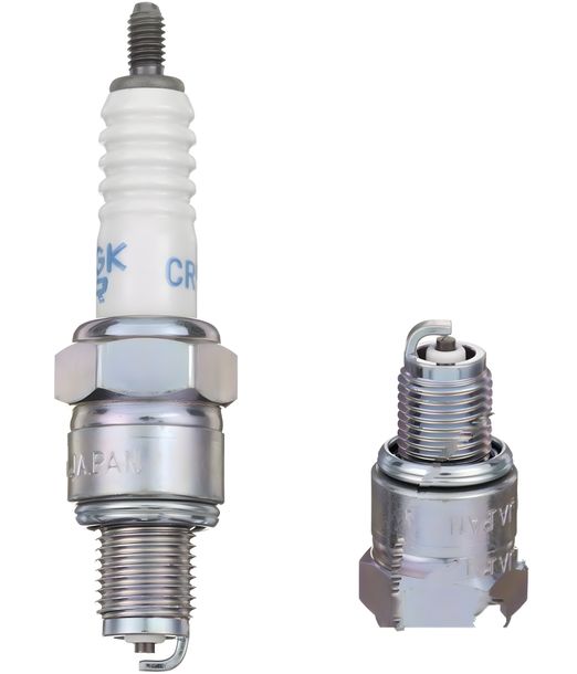 Spark plug set NGK 10x CR5HSA resistor, 12,7mm short thread Ø 10,0mm, 7840