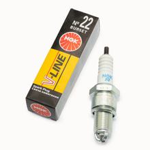 Zündkerzen Set NGK 10x BUR5ET V-Line Zündkerze entstört, 19,0mm Langgewinde Ø 14,0mm 3-Massen-Elektrode, 2470 / 3377