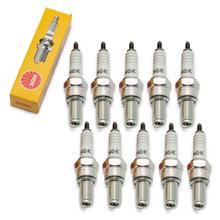 Conjunto de velas de ignição NGK 10x vela de ignição C9E, rosca longa 19,0mm Ø 10,0mm, 7499