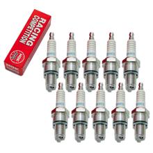 Zündkerzen Set NGK 10x BR8EG Racing-Zündkerze / Rennzündkerze entstört, 19,0mm Langgewinde Ø 14,0mm, 3130 / 3992