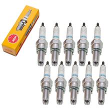 Zündkerzen Set NGK 10x CR8EK Zündkerze entstört, 19,0mm Langgewinde Ø 10,0mm 2-Massen-Elektrode, 3478