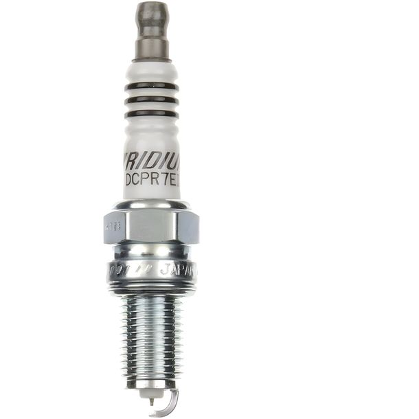 Spark plug set NGK 10x DCPR7EIX iridium resistor, 19,0mm long thread Ø 12,0mm, 6046
