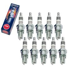 Zündkerzen Set NGK 10x BR8EIX Iridium-Zündkerze entstört, 19,0mm Langgewinde Ø 14,0mm, 5044