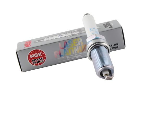 Spark plug set NGK 10x PLFER7A8EG platinum resistor, 26,5mm long thread reach plug Ø 14,0mm, 94833