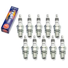 Sada zapalovacích svíček NGK 10x BR9EIX iridiová zapalovací svíčka s potlačením, dlouhý závit 19,0 mm Ø 14,0 mm, 3981