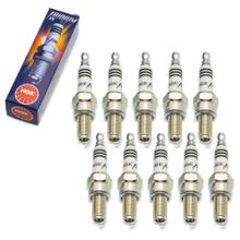 Zündkerzen Set NGK 10x CR8EIX Iridium-Zündkerze entstört, 19,0mm Langgewinde Ø 10,0mm, 4218