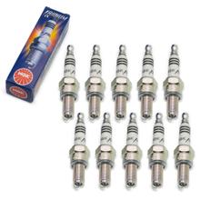 Zündkerzen Set NGK 10x CR9EIX Iridium-Zündkerze entstört, 19,0mm Langgewinde Ø 10,0mm, 3521