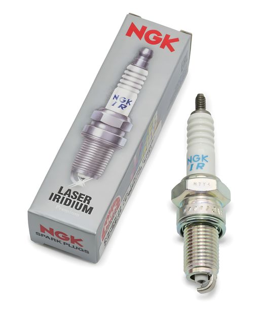 Spark plug set NGK 10x IJR7A9 iridium resistor, 19,0mm long thread Ø 12,0mm, 7901