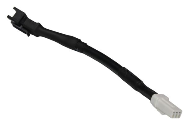 Adapterkabel Koso weisser Geschwindigkeitsadapter auf schwarz