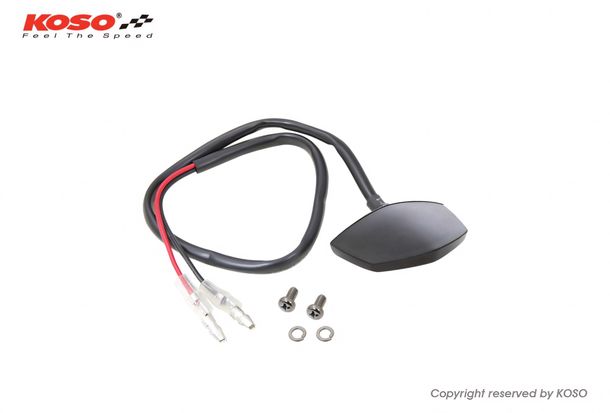 Nummernschildbeleuchtung Koso LED Speed II universal einsetzbar mit Zulassung