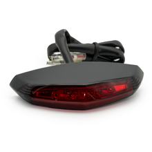 Lanterna Traseira Koso LED GT-01 vidro vermelho com aprovação (homologação)