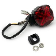 Luz Traseira Koso LED GT-02S Função de luz de freio Vidro vermelho com suporte Com aprovação (homologação)