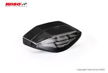 Lanterna Traseira Koso LED GT-04 fumê com aprovação (homologação)