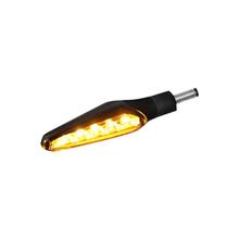 Blinker Koso LED Z4 Lauflichtfunktion schwarz matt 2 Stück mit Zulassung