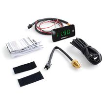 Voltmeter Koso Slim Line New Generation und Thermometer Grün