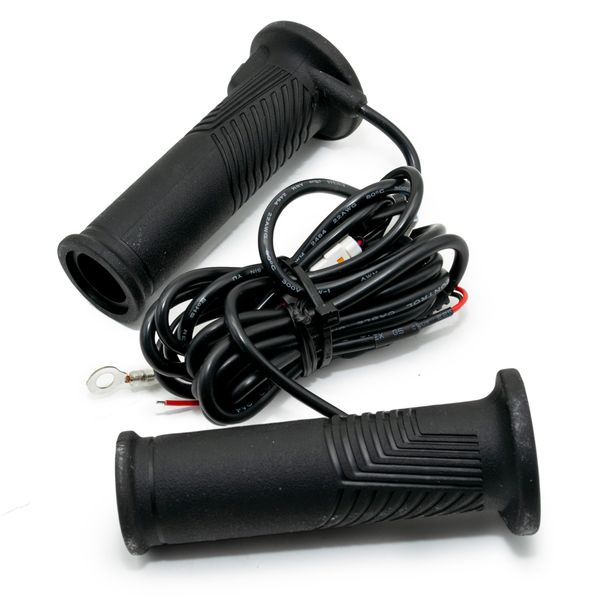 Koso HG-17 Handvatverwarmers 22mm 7/8 inch + 25,4mm 1 inch L 120mm met geïntegreerde schakelaar zwart