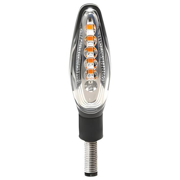Blinker Koso Sonic LED mit Rücklicht- und Bremslichtfunktion schwarz matt mit Zulassung