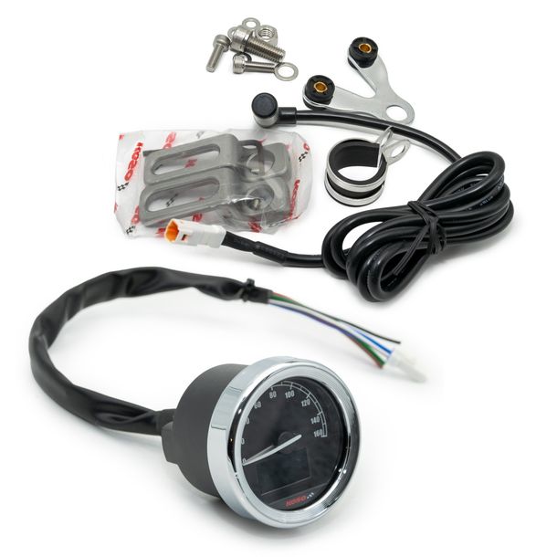 Tachimetro Koso D48 TNT-05 160kmh ABE cromato