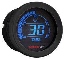 Oliedrukindicator Koso digitaal voor Harley Davidson FLHTCU Electra Glide Ultra Classic FLHXI EFI Street FLTR Road CVO FLHXSE FLHX FLTRI FLHT Standard 1340 Bj. 2004 - 2013
