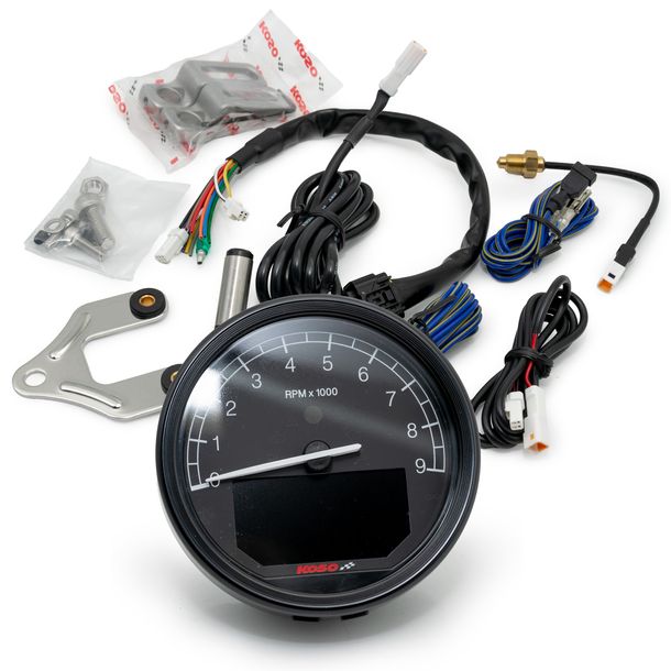 Tachometer / Drehzahlmesser Koso D80 TNT-05 kmh ABE