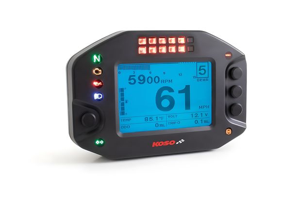 Dispositivo di misurazione multifunzione Koso RS2, tachimetro e tachimetro digitali, con omologazione