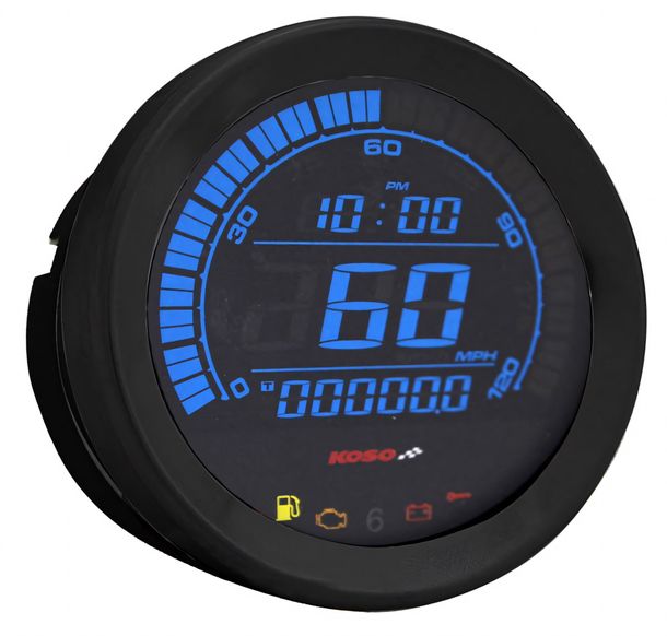 Tachometer Koso mit Can bus system für Harley Davidson FLHTCU Electra Glide Ultra Classic FLHXI EFI Street FLTR Road CVO FLHXSE FLHX FLTRI FLHT Standard Bj. 2004 - 2013