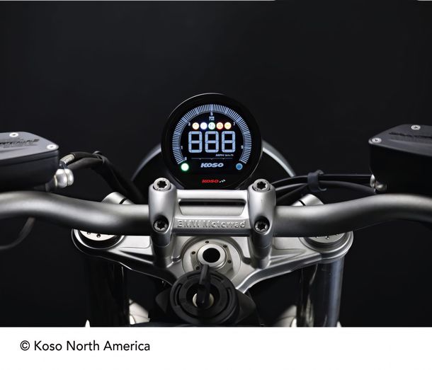 Tachometer Koso DL-04 plug and play schwarz für BMW R nineT 2017 – Bild 6