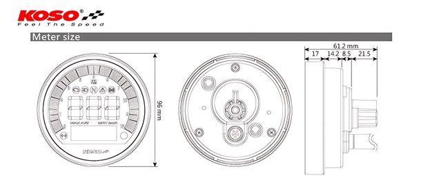 Speedometer Koso DL-04 unlimited – Bild 26