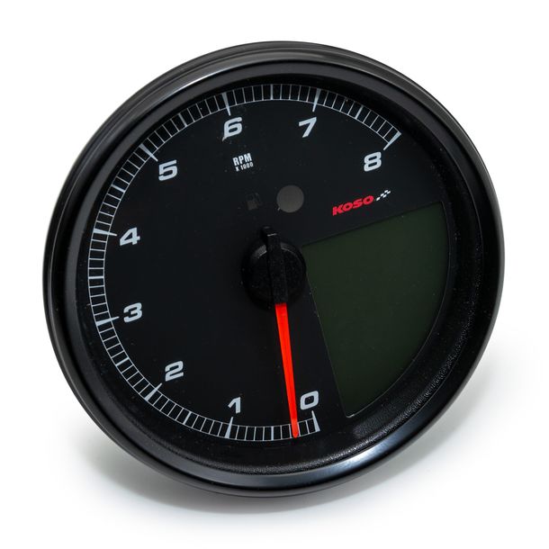 Tachometer Koso HD-05 Black Base für Harley Davidson FXBRS Softail Breakout FXDL Dyna Low Rider FXDLS S FXLR FXSB Road King Classic FLSTN Deluxe FXBR Bj. 2014 - 2024