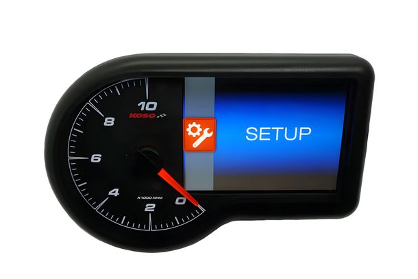 Multifunktionsmessgerät Koso RX-3 TFT 10.000 RPM Drehzahlmesser und Tachometer – Bild 4