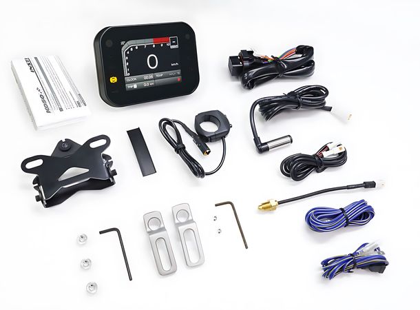 Multifunktionsmessgerät Koso RX-3S TFT 15.000 RPM Drehzahlmesser und Tachometer – Bild 4