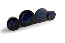 Tachometer Koso HD-06 Instrument Kit Set LED blau schwarz für Harley Davidson FLTRXS Road Glide Special Street FLHXS FLTR FLTRU Ultra FLHX 1688 - 1868 ccm Bj. 2014 - 2021