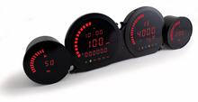 Tachometer Koso HD-06 Instrument Kit Set LED rot schwarz für Harley Davidson FLTRXS Road Glide Special Street FLHXS FLTR FLTRU Ultra FLHX 1688 - 1868 ccm Bj. 2014 - 2021
