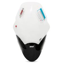 Gebruikt, Windscherm GiVi transparant 630 x 435mm met ABE voor Honda PCX