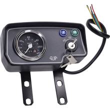 Tachometer Cockpit GUIA 80's Oldskool 0-120 km/h Universal für verschiedene Mofas / Puch Maxi