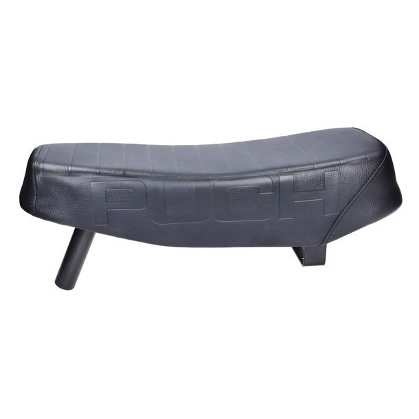 Sella Buddyseat Puch Maxi Nera con logo stampato, lunghezza 500mm