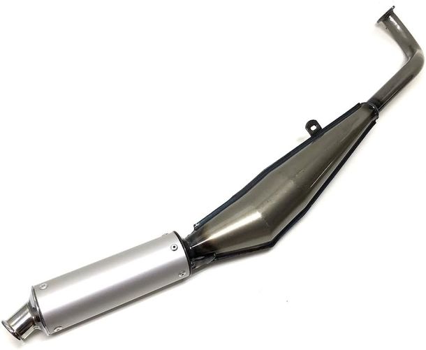 Silencieux d'échappement sport Tecno Aluminium - Embout d'échappement pour Tomos A35 Grandprix